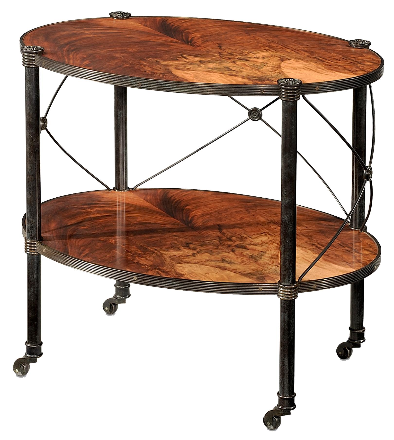 Theodore Alexander Essential TA 5021217 Flame Bubinga Two Tiered Lamp